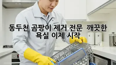 동두천 곰팡이 제거 전문 💯 깨끗한 욕실, 이제 시작!